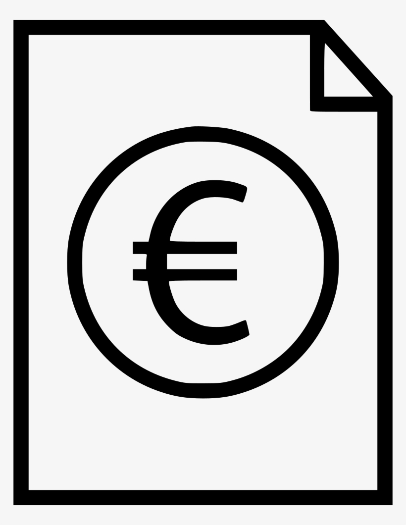 Euro Sign Money Coin Contact Business Plan Comments - Euro, transparent png download