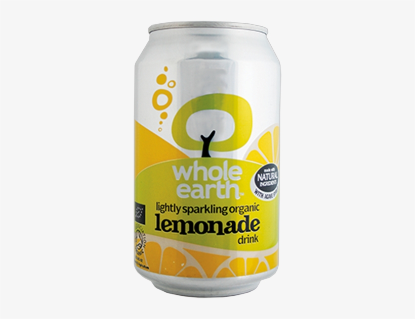 Refresco Limon Bio 330 Ml Whole Earth - Whole Earth Organic Sparkling Lemonade - 330ml, transparent png download
