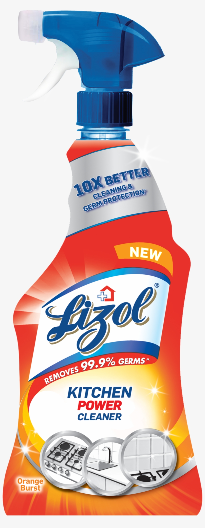 Lizol Kitchen Power Cleaner, transparent png download