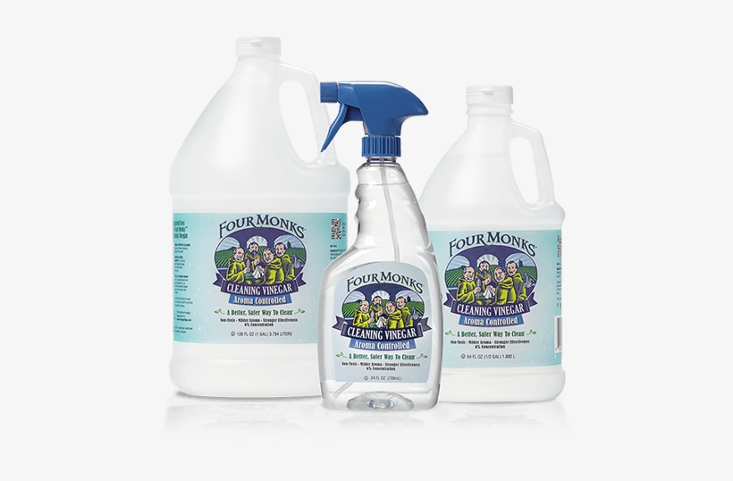 Four Monks Vinegar Products - Four Monks Cleaning Vinegar Review, transparent png download