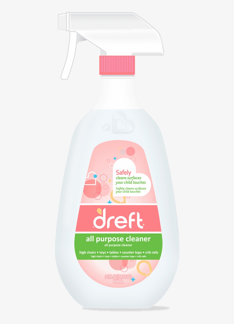 Dreft Gentle Clean Multi-surface Spray - Dreft, transparent png download