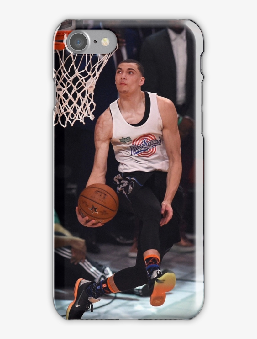 Zach Lavine Iphone 7 Snap Case - Signed Lavine Photo - 16x20 Psa Dna Coa, transparent png download