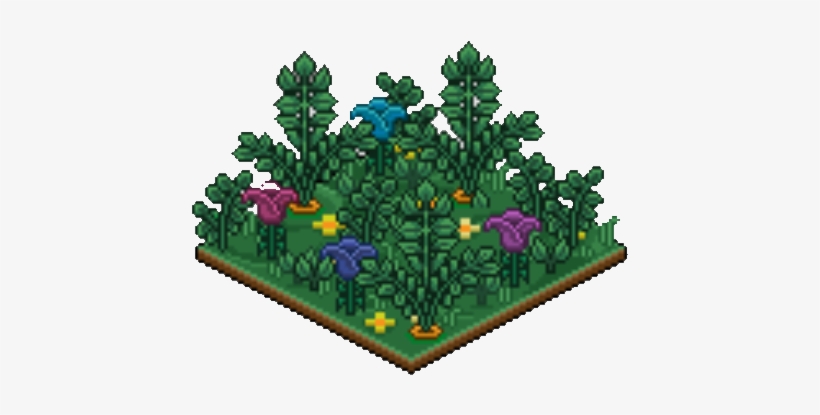 Transparent Floral Patch - Floral Patch Habbo, transparent png download