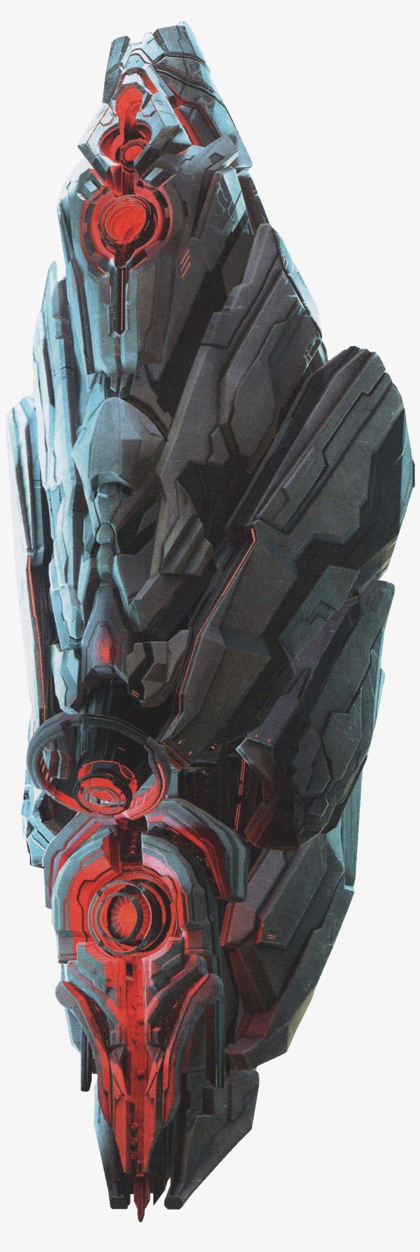 Mantle's Approach, - Halo 4 Forerunner Ship Transparent PNG - 980x2760 -  Free Download on NicePNG, image size:820x2442