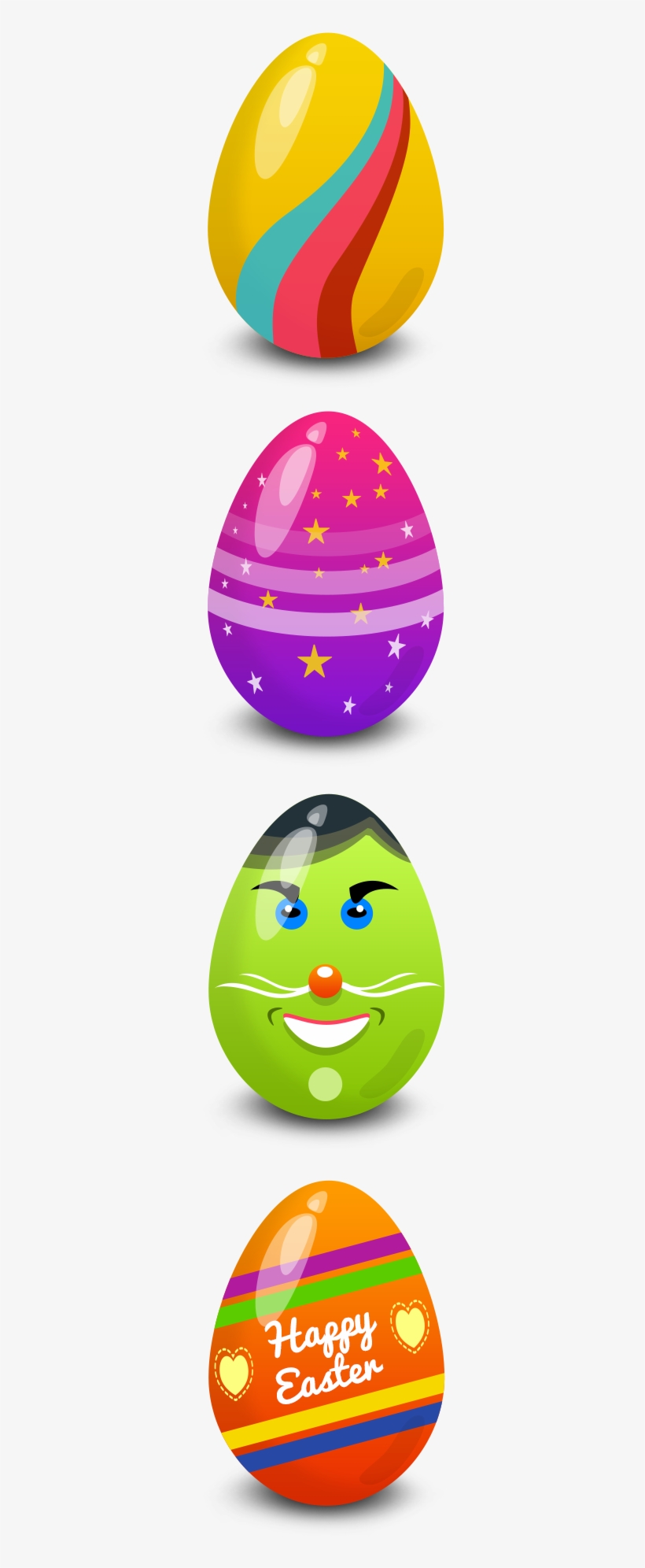 Easter Egg Graphic - Vector Graphics, transparent png download