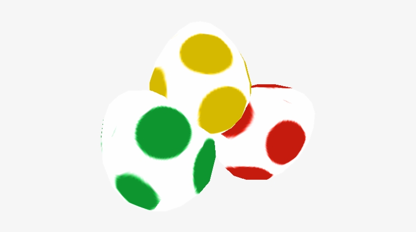 Yoshi's Eggs Over Deku Nuts I Included Two Alt Texture, - Circle, transparent png download