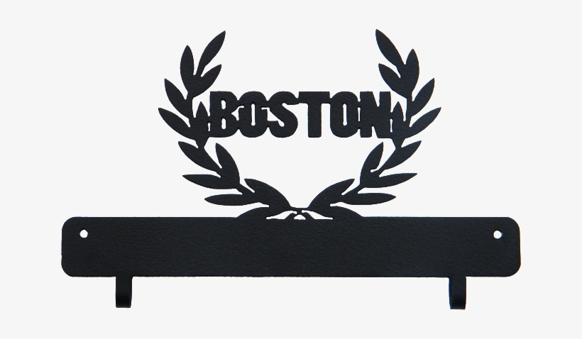 Boston Marathon Black Race Bib Display Holder - Marathon, transparent png download
