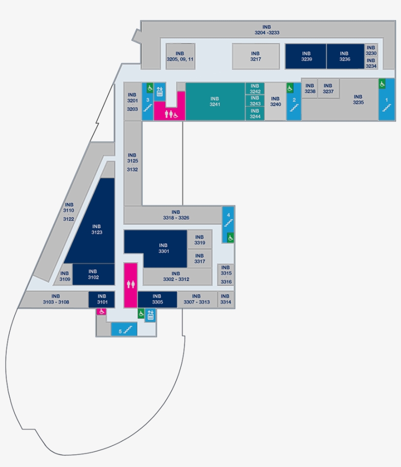 3 - Third Floor - Diagram, transparent png download