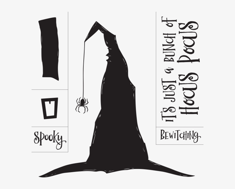 Hocus Pocus - Halloween Chalk Couture Transfers, transparent png download