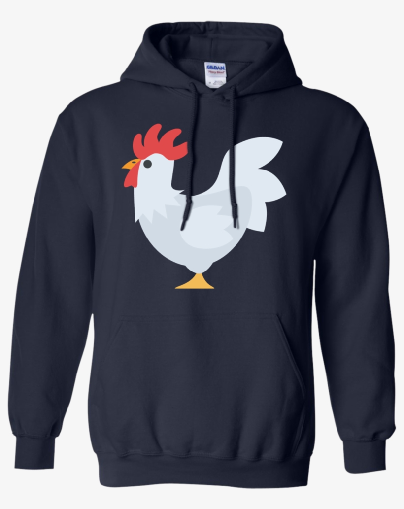 Chicken Emoji Hoodie - Shirt, transparent png download