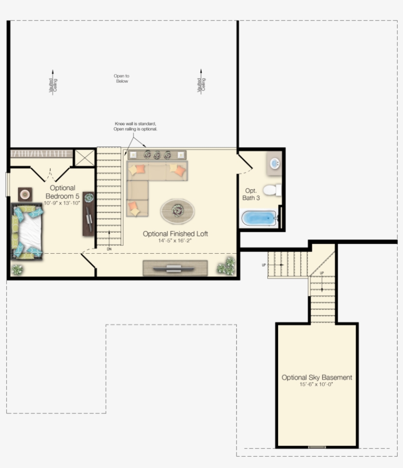 Ainsley 2nd Floor - Floor Plan, transparent png download