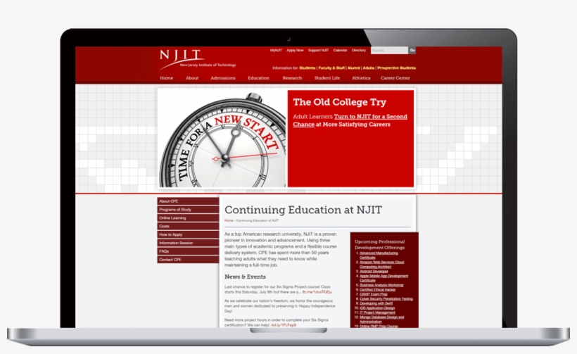 Nj Institute Of Technology Marketing - Art Print: Donskarpo's Time For A New Start, 24x16in., transparent png download
