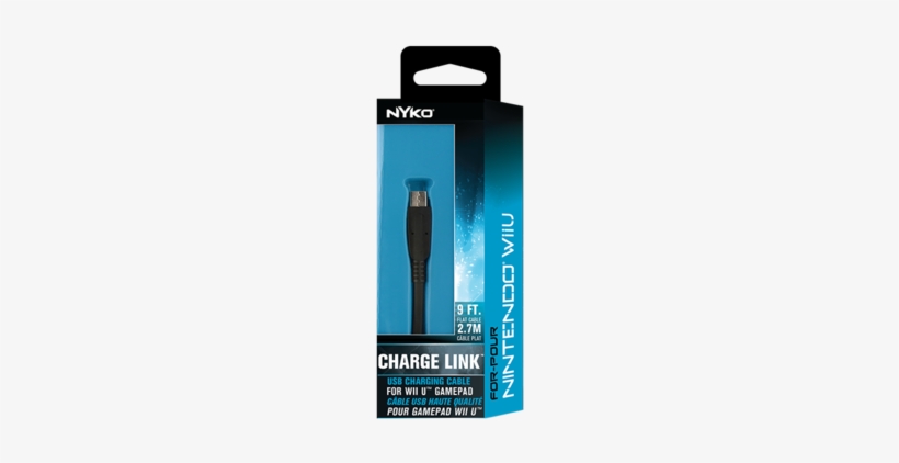 Cable Usb Haute Qualité Pour Gamepad Wiiu - Nyko, transparent png download