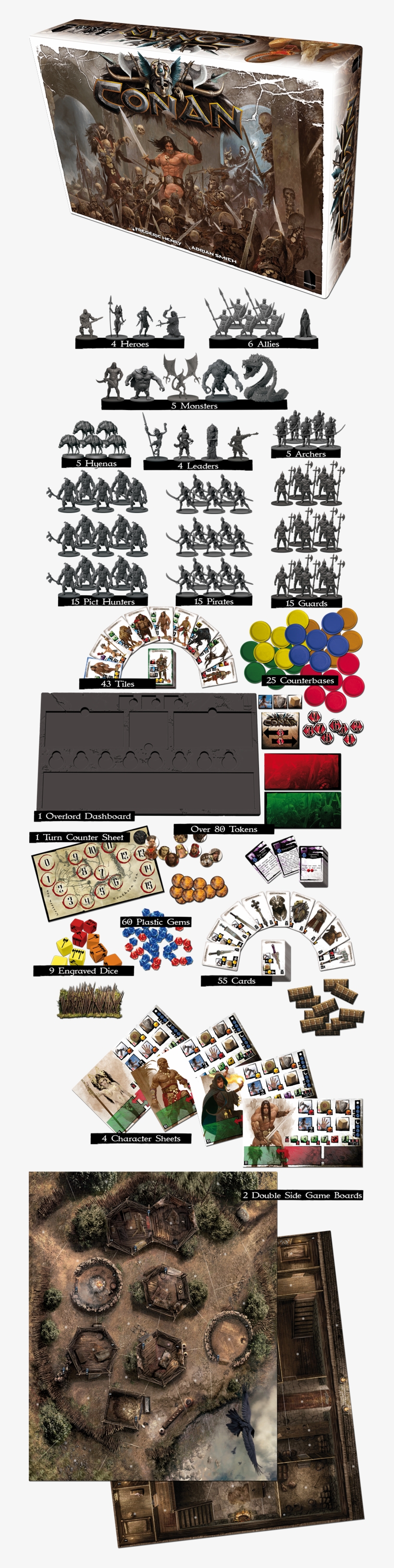 General Crowdfunding Thread, Mark I [archive] - Conan Core Box (games/puzzles), transparent png download