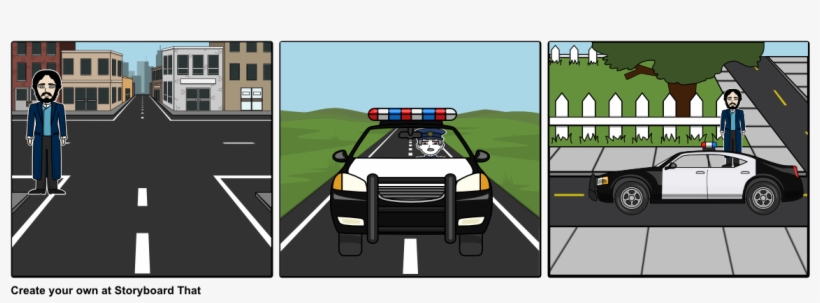 The Pedestrian - Storyboard, transparent png download