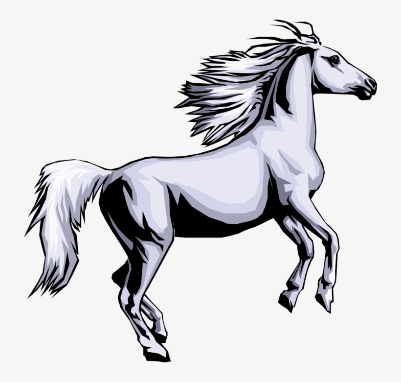 Vector Illustration Of Quadruped Equine Equestrian - Mollie Rebelion En La Granja, transparent png download