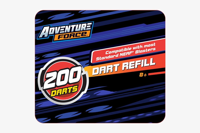 Adventure Force 200 Dart Refill - Adventure Force Af Exact Strike Dart Blaster, transparent png download