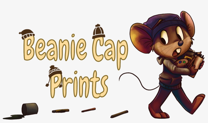Beanie Cap Prints - Cap, transparent png download