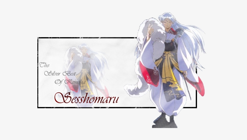 The Silver Best Of Konoha - Inuyasha Sesshomaru Cosplay Costume, transparent png download
