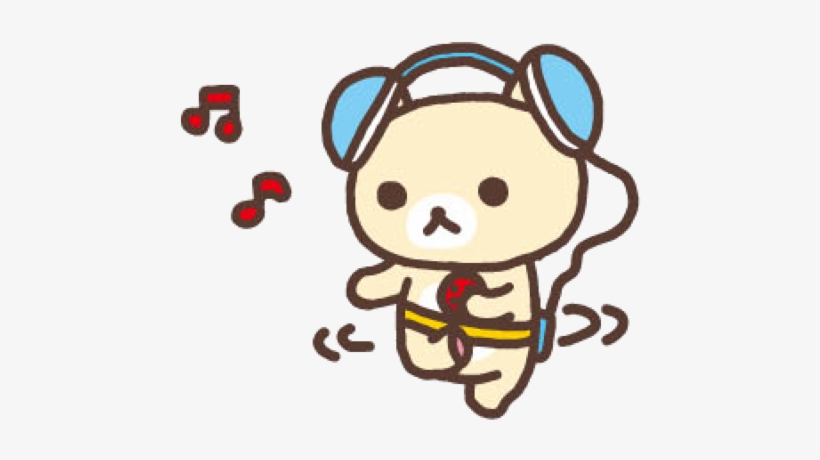Welcome To Sugarrushqueen's Twice Dedicated Fluff Shot - Rilakkuma Listen Music, transparent png download