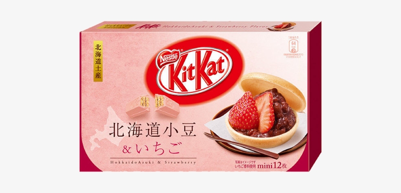 Kit Kat Hokkaido Limited Azuki & Strawberry Flavor - Kit Kat, transparent png download