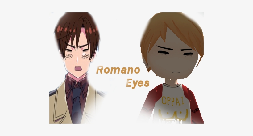 Link - Http - //i - Imgur - Com/59kex7c - Romano Hetalia Eyes Closed, transparent png download