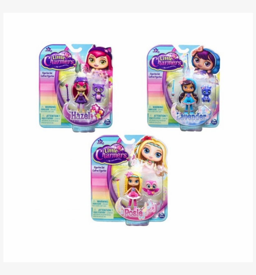 Little Charmers Bambola Cm - Little Charmers 3" Hazel And Seven Figurine Set, transparent png download