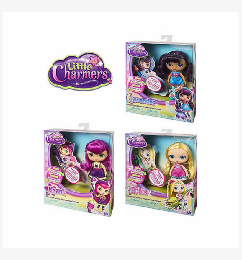 Little Charmers Assortimento C - Little Charmers, 20cm Lavender Doll With Light Up Broom, transparent png download