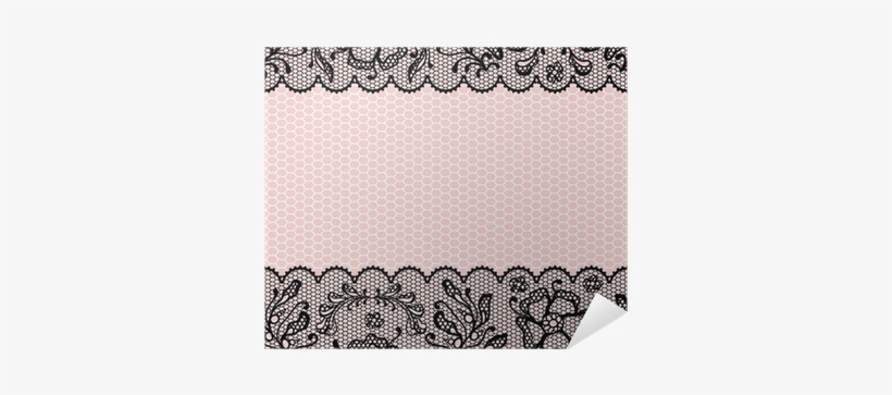 Vintage Lace Frame, Ornamental Flowers - Lace, transparent png download