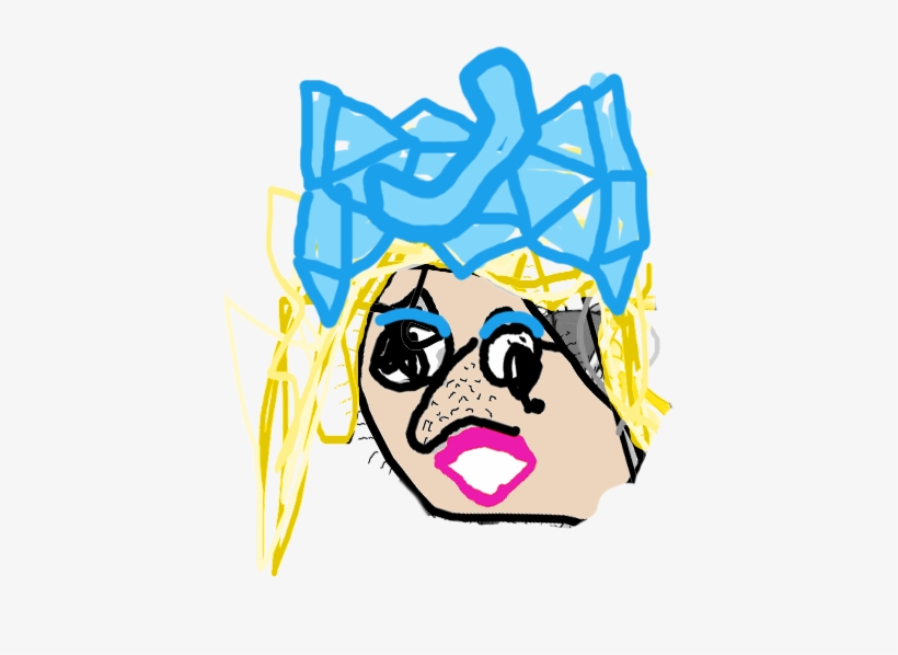 Derp Gaga From The Memes Or Gags From The Nekci Menij - Lady Gaga Nekci Menij, transparent png download