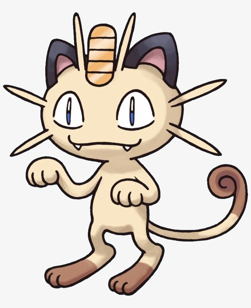 052meowth Pokemon Mystery Dungeon Red And Blue Rescue - Meowth Jpg, transparent png download