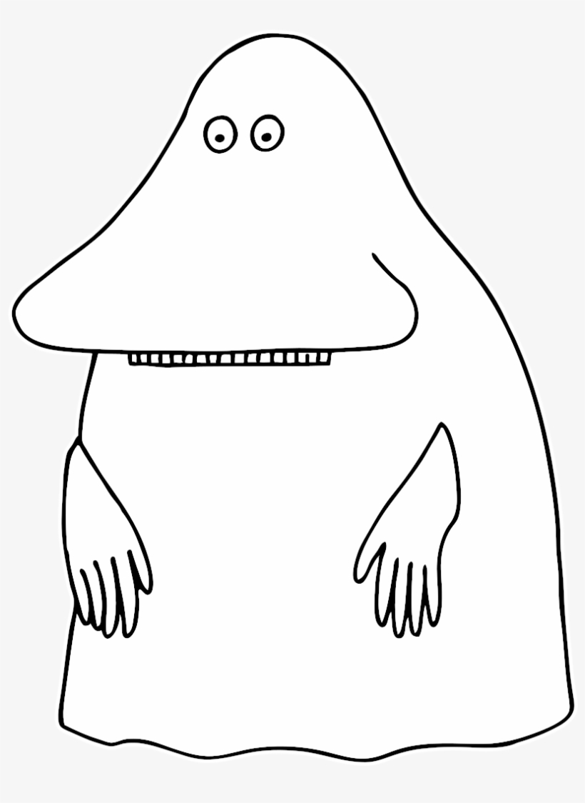 Groke Character - Mumintrollen Png, transparent png download
