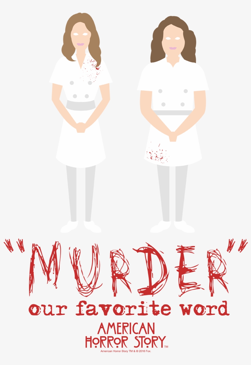 American Horror Story Murder Juniors V Neck T Shirt - American Horror Story Uncle Square Sticker 3" X 3", transparent png download
