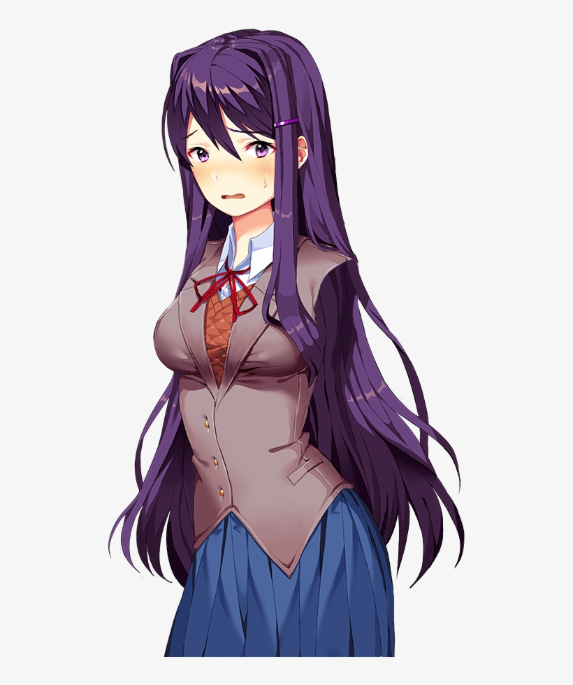 Oc Edited Mediaarmless Yuri Cause Editing Her Sprites - Doki Doki Literature Club Yuri Sprites, transparent png download