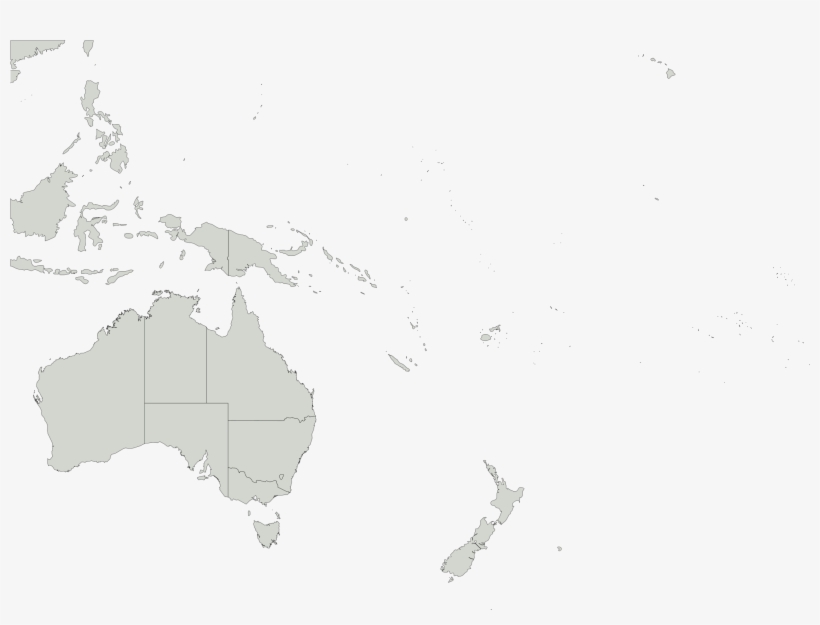 Open - Oceania Map Png, transparent png download