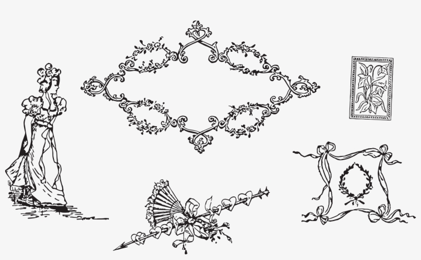 Jpg Clipart Download - Victorian Clip Art, transparent png download