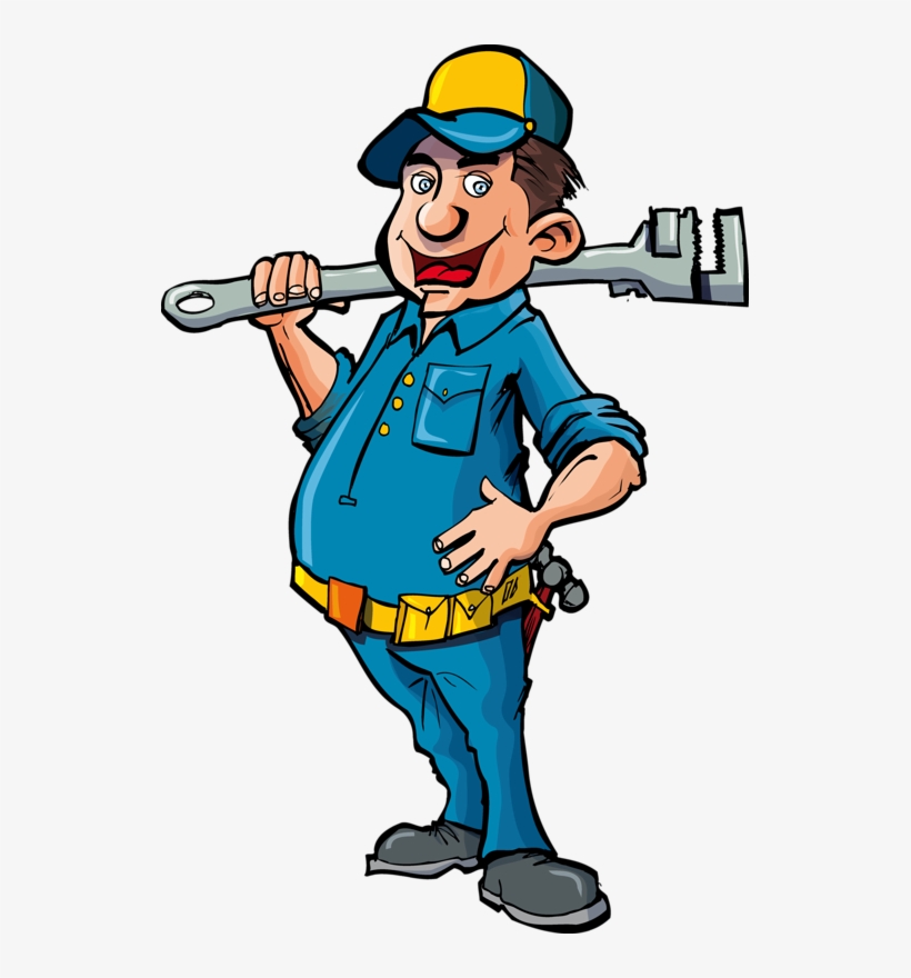 Фотки Escuela, Libre De Vectores, Dibujos De Dibujos - Free Plumber Vector Download, transparent png download