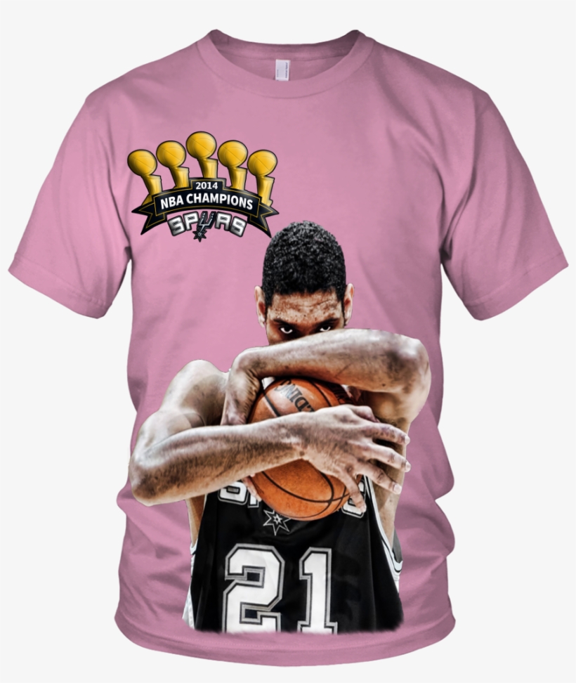 San Antonio Spurs Tim Duncan 5x Champion - Tim Duncan Nba Art San Antonio Spurs 32x24 Print Poster, transparent png download