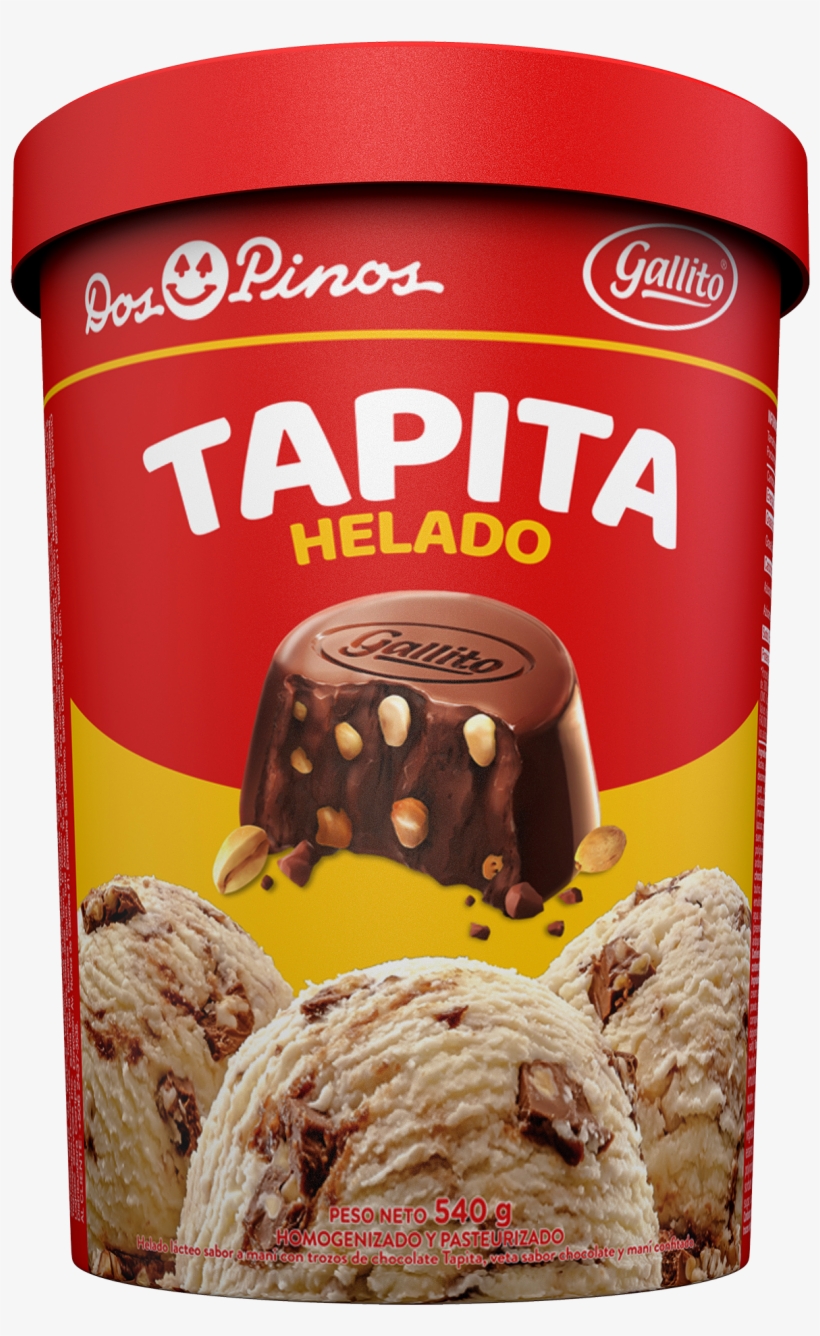 Helado Tapita Dos Pinos, transparent png download