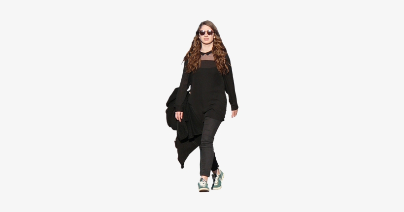 Imagenatives 0037 Woman Cutout - Sneakers, transparent png download