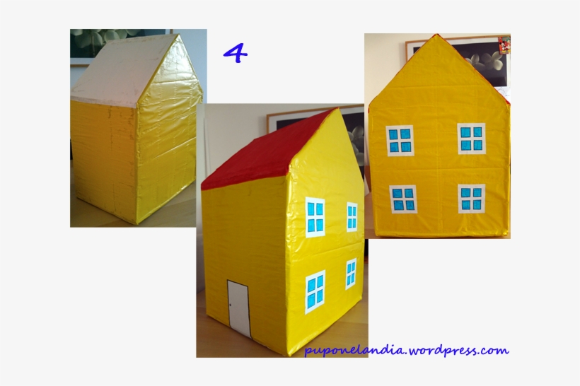 casa peppa pig carton