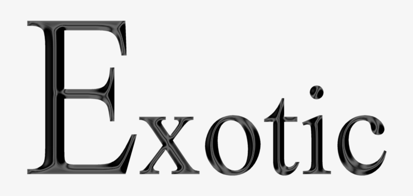 Words ‿✿⁀○ Una Palabra, Sexy, Clipart - Large X Height Typography, transparent png download