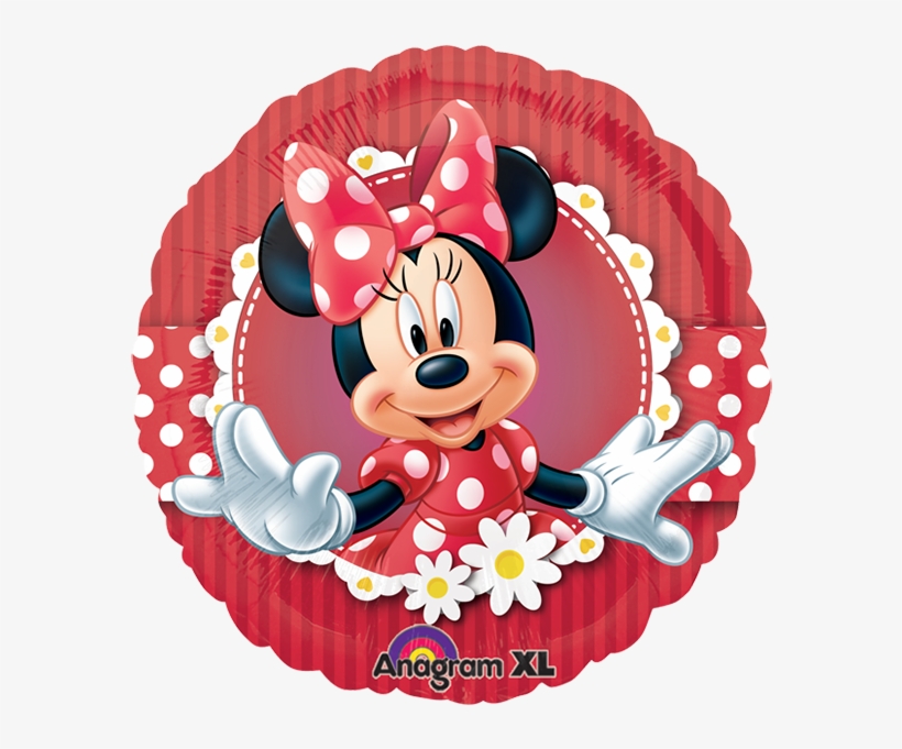 Globo Mad About Minnie - Minnie Mouse Happy Birthday Balloons, transparent png download