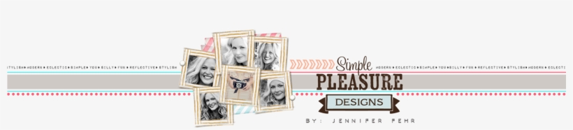 Simple Pleasure Designs By Jennifer Fehr - Design, transparent png download