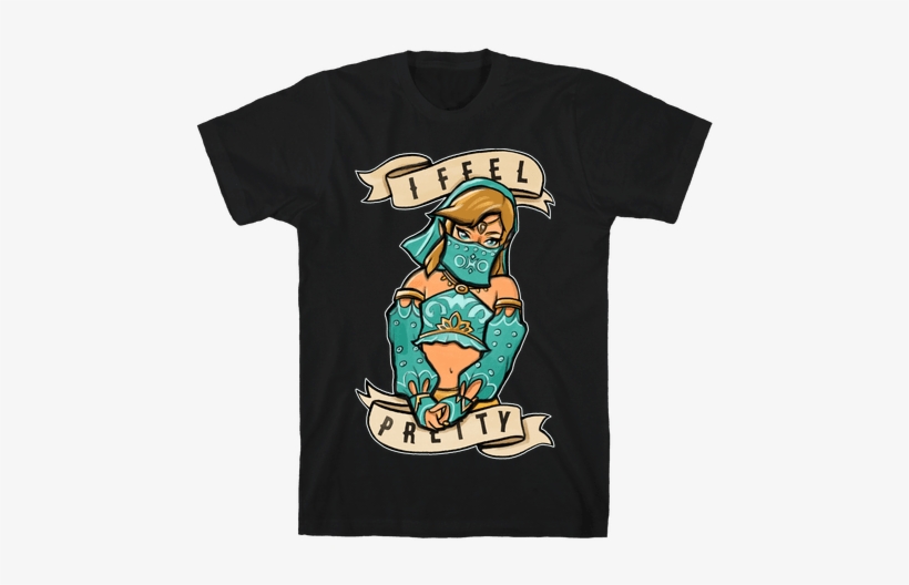 I Feel Pretty Gerudo Parody White Print Mens T-shirt - Mordin Had To Be Me, transparent png download