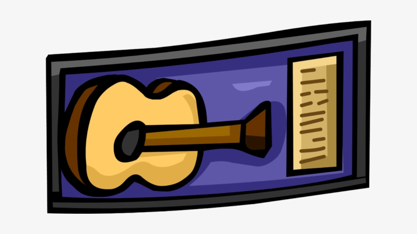 Acoustic Guitar Shadow Box Sprite 001 - Guitar, transparent png download