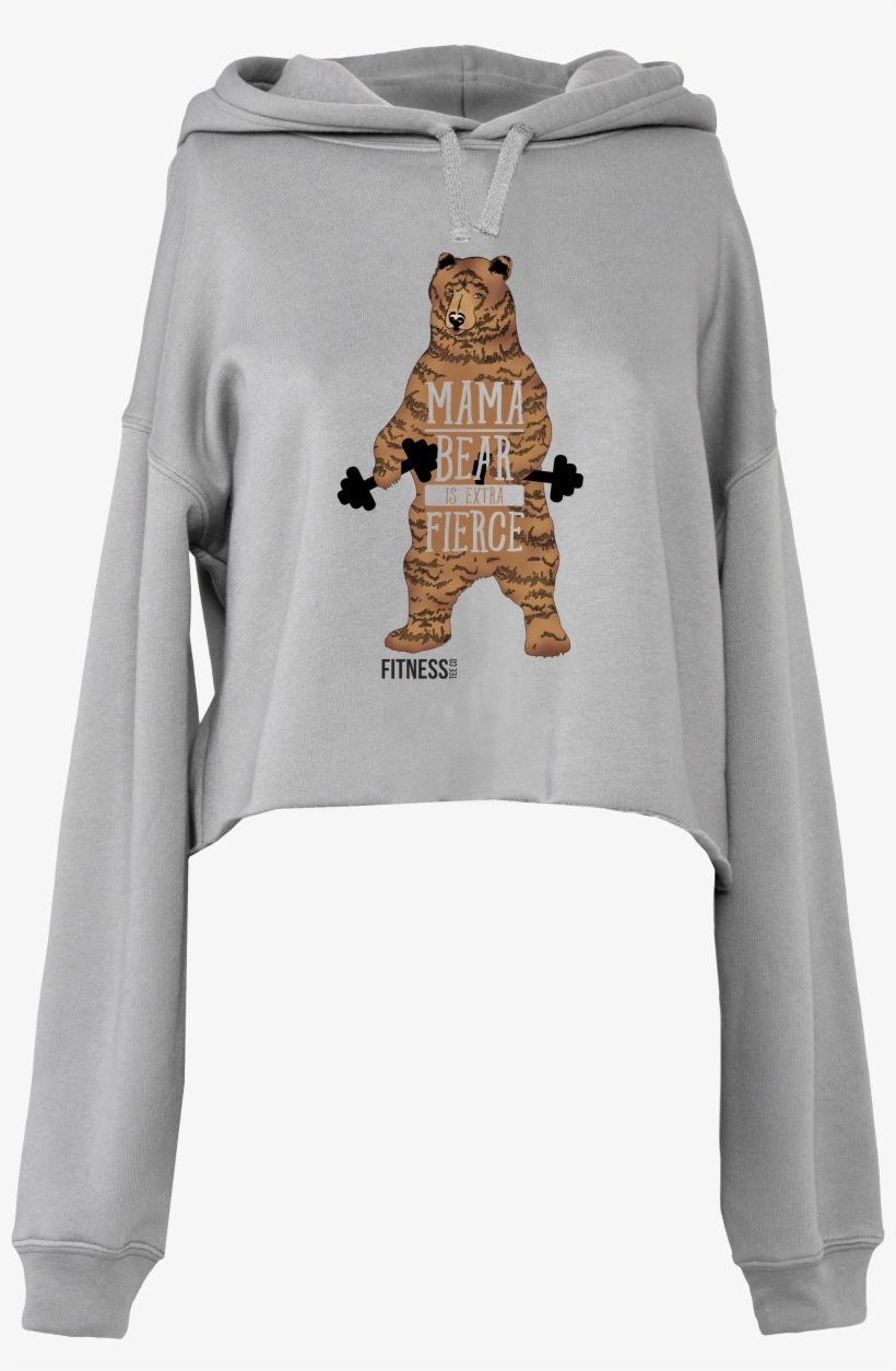 Mama Bear Is Extra Fierce - Hoodie, transparent png download