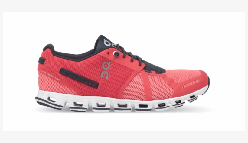 On Running Cloud Coral/shadow - On-running Womens Cloud Atoll/green Running Shoe -, transparent png download