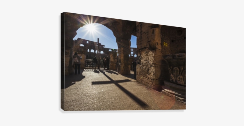 Sunburst Through An Archway At The Colosseum And A - Posterazzi Sunburst Through An Archway At The Colosseum, transparent png download