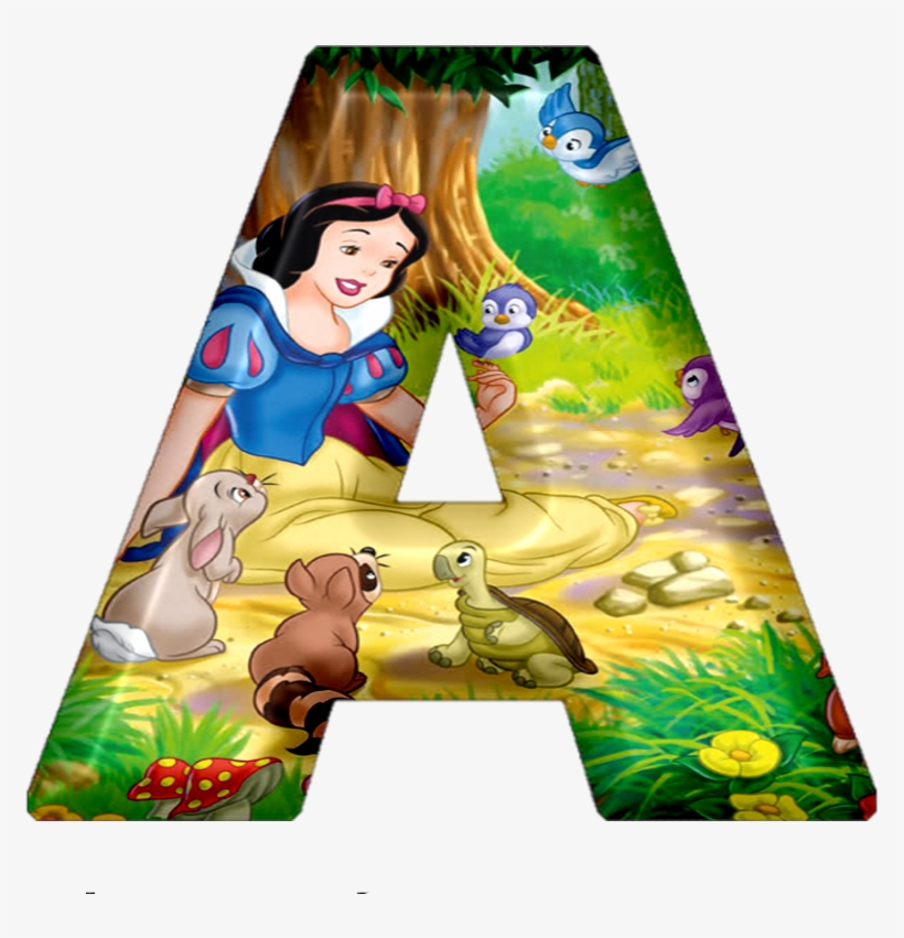 Alfabeto Branca De Neve Png - Convite Da Branca De Neve, transparent png download